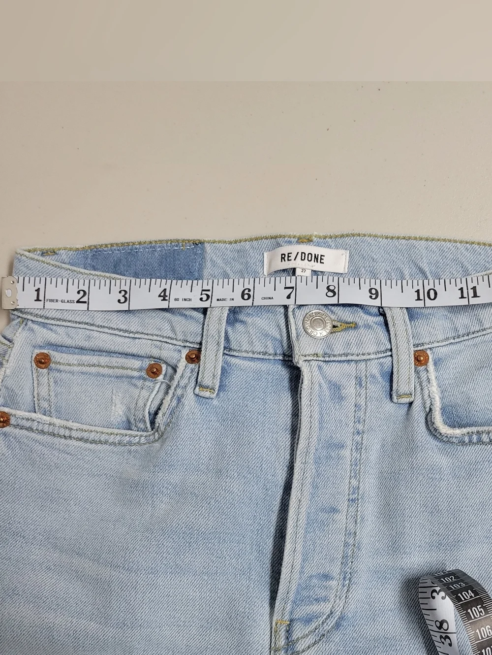 Re/Done 70S Stove Pipe Jeans Size 27.